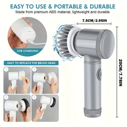 360° Electric Spin Scrubber